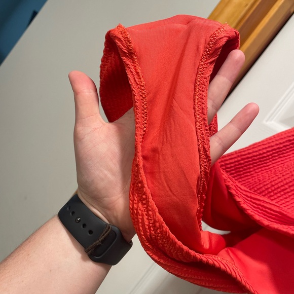 Aerie Crinkle Birthday Scoop Cheekiest One Piece Swimsuit - Picture 7 of 9